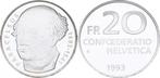 20 Franken 1993 Schweiz 500 Geburtstag Paracelsus zilver