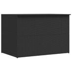 vidaXL Tuinbox 150x100x100 cm poly rattan zwart, Verzenden, Nieuw