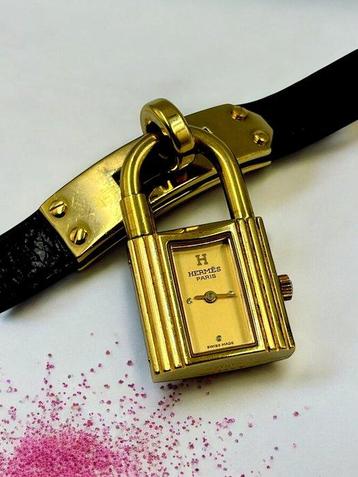 Hermès - Kelly Gold Plated Quartz - KE1.201 - Dames -