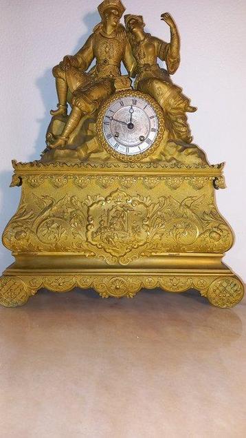 Klok - Brons - 1800-1850, Antiek en Kunst