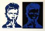 Liesens - David Bowie pos & neg ( lot van 2 schilderijen), Antiek en Kunst