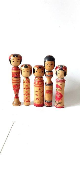 Sosaku Kokeshi by Master Sansuku Sekiguch - Jouet - Japon, Antiquités & Art, Antiquités | Autres Antiquités