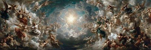 I_KONIQ (1969) - Panoramic Dream Angels sing, Antiek en Kunst, Kunst | Schilderijen | Modern