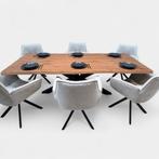 Tafel Boomstam eikenhout  Matrix  280x100, Huis en Inrichting, Nieuw