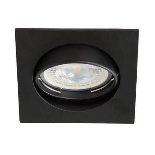 Kanlux - Inbouwspot vierkant kantelbaar mat zwart, Huis en Inrichting, Lampen | Plafondlampen, Nieuw, Metaal, Verzenden
