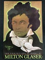 Milton Glaser - Beethoven par Milton Glaser - Jaren 1980, Antiquités & Art, Art | Dessins & Photographie