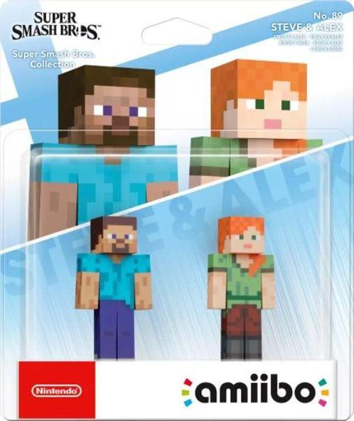 Nintendo Amiibo Super Smash Bros.-Steve & Alex (Diversen), Verzamelen, Poppetjes en Figuurtjes, Ophalen of Verzenden