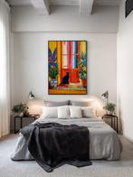 E. García - GATO FRENTE A LA PUERTA ROJA XL (NO RESERVE), Antiek en Kunst