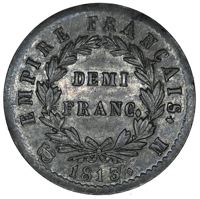 Frankrijk. Napoléon I (1804-1814). 1/2 Franc 1813-M,, Postzegels en Munten, Munten | Europa | Euromunten