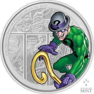 Niue. 10 Dollars 2023 DC Villains - Riddler, 3 Oz (.999), Timbres & Monnaies, Monnaies | Europe | Monnaies non-euro