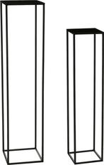 2dekans | Mica Decorations Goa Bijzettafel Set van 2 Zwart |, Huis en Inrichting, Ophalen of Verzenden, Nieuw