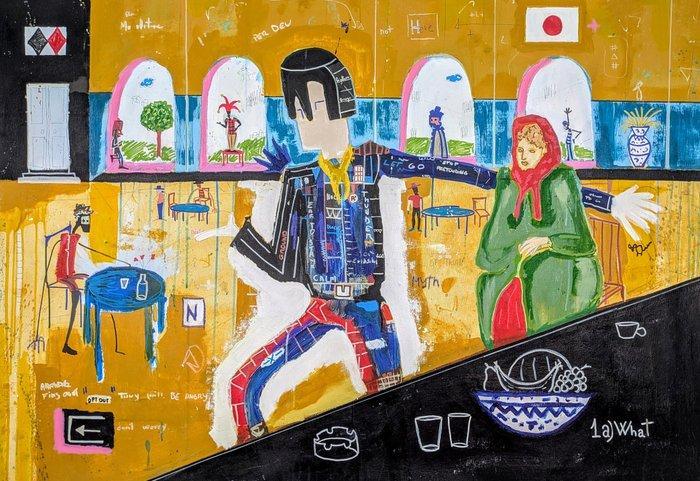 Santiago Andúgar - Taberna del Mito XXL - NO Reserve, Antiek en Kunst, Kunst | Schilderijen | Modern