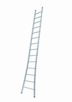 Solide 1-delige ladder 14 sporten met gebogen voet, Ophalen of Verzenden, Nieuw, Ladder, 2 tot 4 meter