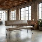 Leren eetkamerbank Solid, Huis en Inrichting, Stoelen, Ophalen of Verzenden, Nieuw, Leer