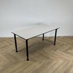 Gispen verstelbaar bureau / tafel 160x80 cm, grijs - zwart, Maison & Meubles, Bureaux, Bureau
