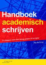 Handboek academisch schrijven 9789046902424, Boeken, Gelezen, Joy de Jong, Verzenden