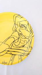 Valerio Adami (1935) - Plat - Media Italia - Porcelaine -