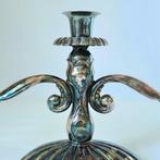 Art Deco, Nysilver - Kandelaber - Verzilverd