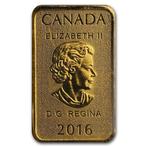 1/10 Troy Ounce - Goud - 2016 1/10 oz $25 CAD Canadian, Postzegels en Munten, Edelmetalen en Baren
