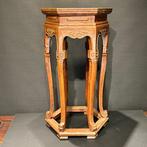 Table dappoint - Bois dur, Marbre - Chine - Dynastie Qing, Antiek en Kunst