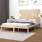 vidaXL Bedframe massief hout 200x200 cm, Huis en Inrichting, Slaapkamer | Bedden, Verzenden, Nieuw