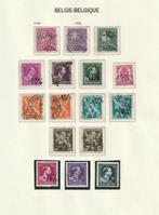 België 1946/1948 - Volledige series en postzegels uit de, Gestempeld