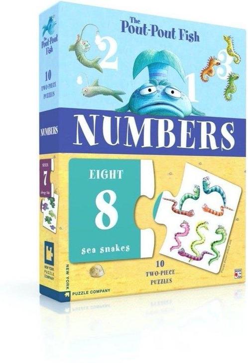 Pout Pout fish - Ten Two Piece puzzle - Numbers op Overig, Kinderen en Baby's, Speelgoed | Kinderpuzzels, Verzenden