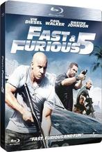 Fast & Furious 5 steelbook (blu-ray tweedehands film), CD & DVD, Blu-ray, Ophalen of Verzenden