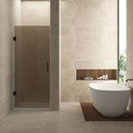 Nisdeur Wiesbaden Less 80x200 cm 8 mm Nano Vintage Brons, Ophalen of Verzenden, Nieuw, Douche