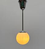 Plafondlamp - Glas, Verchroomd - Hanglamp van verchroomd