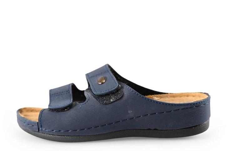 Torfs Slippers in maat 38 Blauw | 5% extra korting, Kleding | Dames, Schoenen, Blauw, Zo goed als nieuw, Slippers, Verzenden