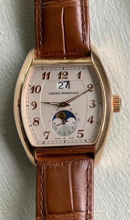 Girard-Perregaux - Richeville Large Date Moonphase - REF, Handtassen en Accessoires, Horloges | Heren