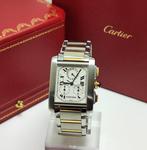 Cartier - Tank Française Chronoflex Gold/Steel - 2303 -, Handtassen en Accessoires, Horloges | Heren, Nieuw