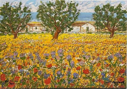 Michele Cascella (1892-1989) - terra nativa, Antiek en Kunst, Antiek | Overige Antiek