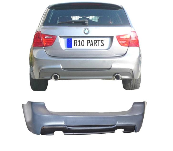 PARE-CHOCS ARRIERE BMW E91 04-07 LOOK M TECH PDC, Auto-onderdelen, Carrosserie, Verzenden