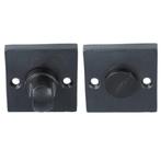 WC-sluiting 8 mm vierkant IJzer zwart, Doe-het-zelf en Bouw, Nieuw, Overige materialen, Klink of Kruk