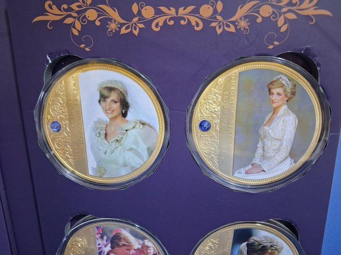 Verenigd Koninkrijk. Medal Lady Diana (5 medals) (Zonder, Postzegels en Munten, Munten | Europa | Niet-Euromunten