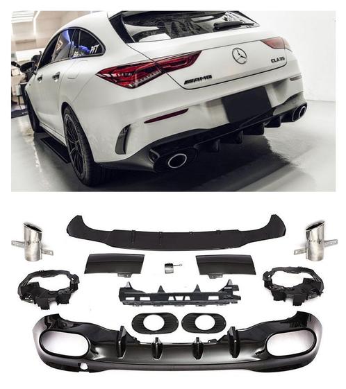 Geschikt voor Mercedes W118 CLA-Klasse Diffuser + uitlaatstu, Auto diversen, Auto-accessoires, Verzenden