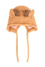 Gebreide Muts Rendier Oranje Kinderen Bont Hoorns Oren Touwt, Kinderen en Baby's, Kinderkleding | Petten en Hoeden, Ophalen of Verzenden