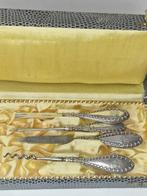 Set cosmetische accessoires (4) - Staal, .925 zilver - Reis