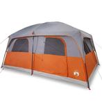 10-Persoons Tent Grijs/Oranje - Tweede Kansje - Camping D..., Verzenden, Nieuw, Meer dan 6