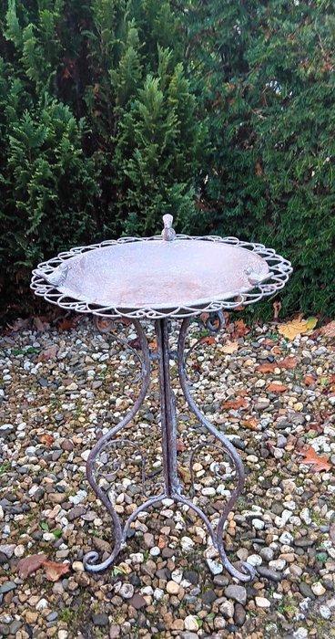Vogelbad - IJzer - Vogel voeder/drinkbak., Antiquités & Art, Curiosités & Brocante