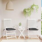 vidaXL Stoelkussens 2 st 40x40x7 cm oxford stof, Huis en Inrichting, Woonaccessoires | Kussens, Verzenden, Nieuw