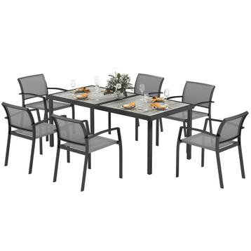 Eethoek - ModernLiving - Stijlvol design - Grijs, Ophalen of Verzenden