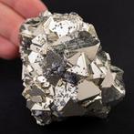 Pyrite Octahédrite - Hauteur : 72 mm - Largeur : 60 mm- 333, Collections, Minéraux & Fossiles