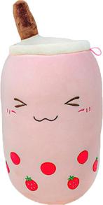 Play by Play Bubble Tea Pluche 60CM-Roze (Diversen) NIEUW, Ophalen of Verzenden, Nieuw