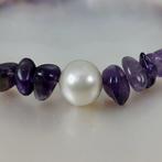 Zonder minimumprijs - Armband Zilver Parel - Parel -, Handtassen en Accessoires, Armbanden, Nieuw