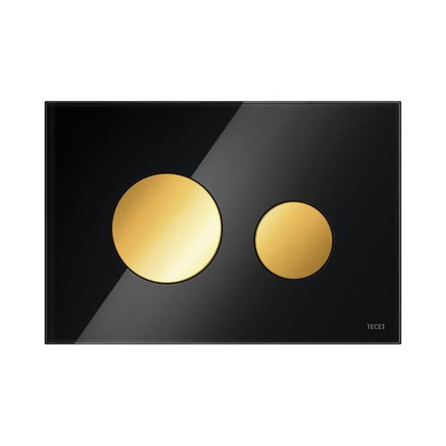 Bedieningsplaat TECE Loop Met Duospoeltechniek Glas Zwart, Doe-het-zelf en Bouw, Sanitair, Overige typen, Nieuw, Ophalen of Verzenden