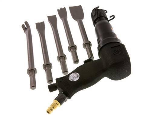 Pneumatische Beitelhamerset Met 5 Beitels, Doe-het-zelf en Bouw, Overige Doe-Het-Zelf en Bouw, Verzenden