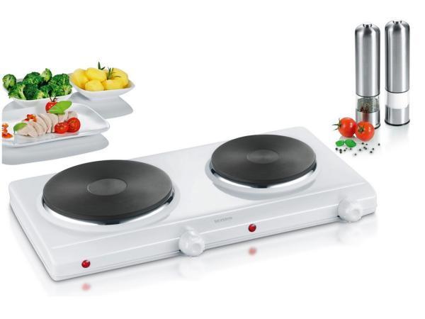 Veiling - Severin DK 1042 Dubbele kookplaat, Elektronische apparatuur, Kookplaten, Gebruikt